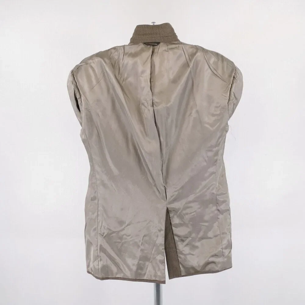 Austin Reed Woven Wool Beige‎ Tan Check 3 Button Blazer / Sport Coat 40R